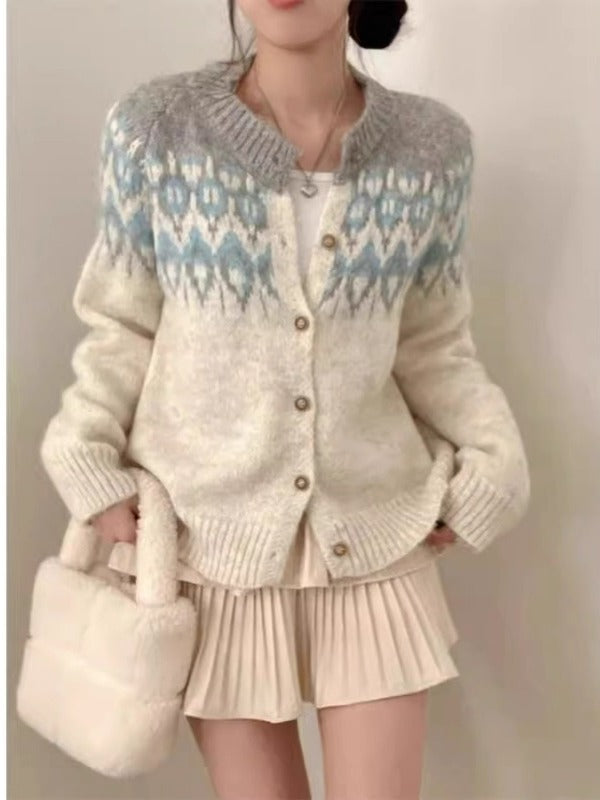 Retro Fel Island Thick Sweater