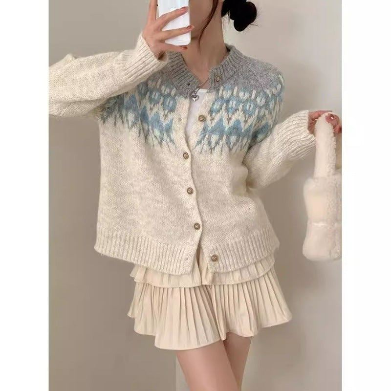 Retro Fel Island Thick Sweater