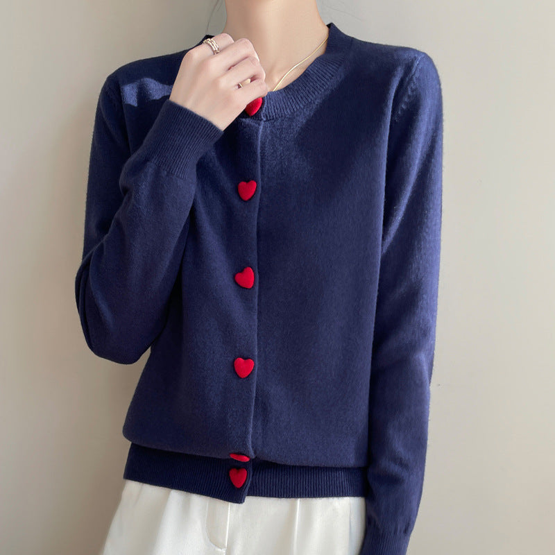 All-match Sweater Thin Coat