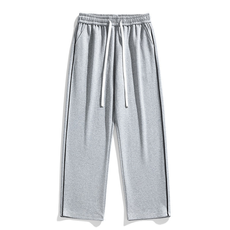 Fleece-Lined Casual Sweatpants for Men