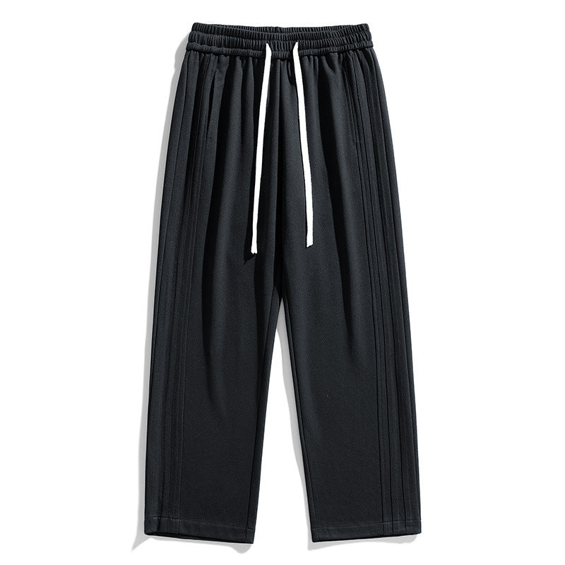 Fleece-Lined Casual Sweatpants for Men