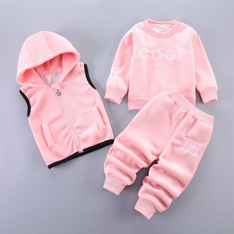 Baby Children's Spring Clothes Three-Piece Set