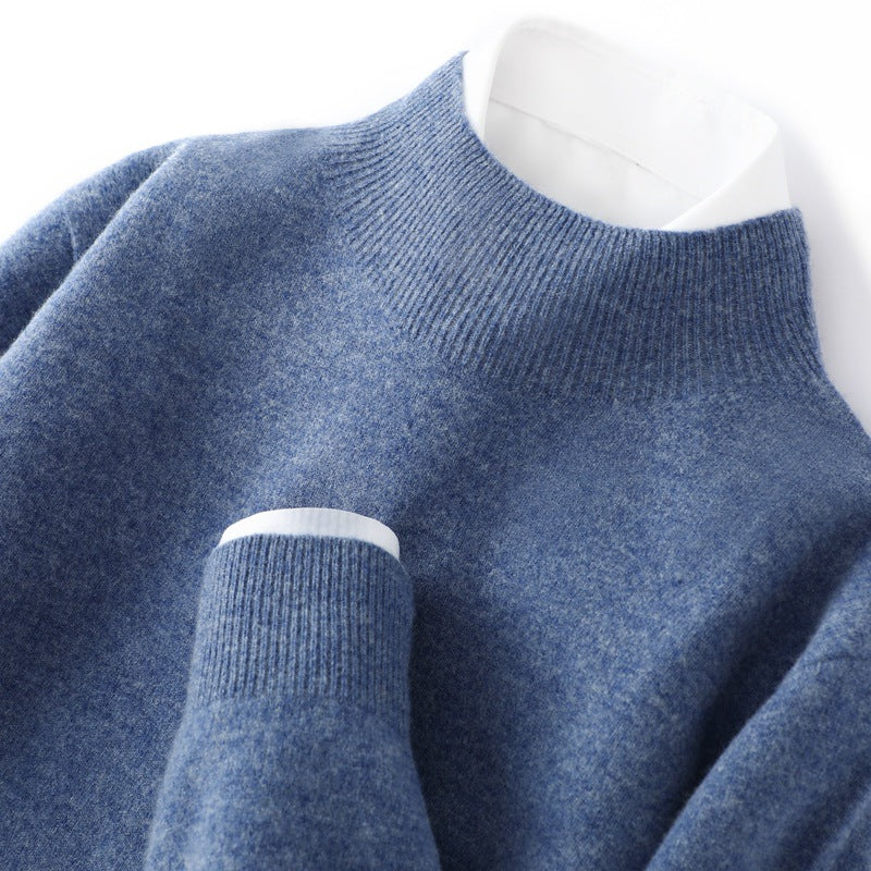 Pure wool sweaters for layering in autumn and winter