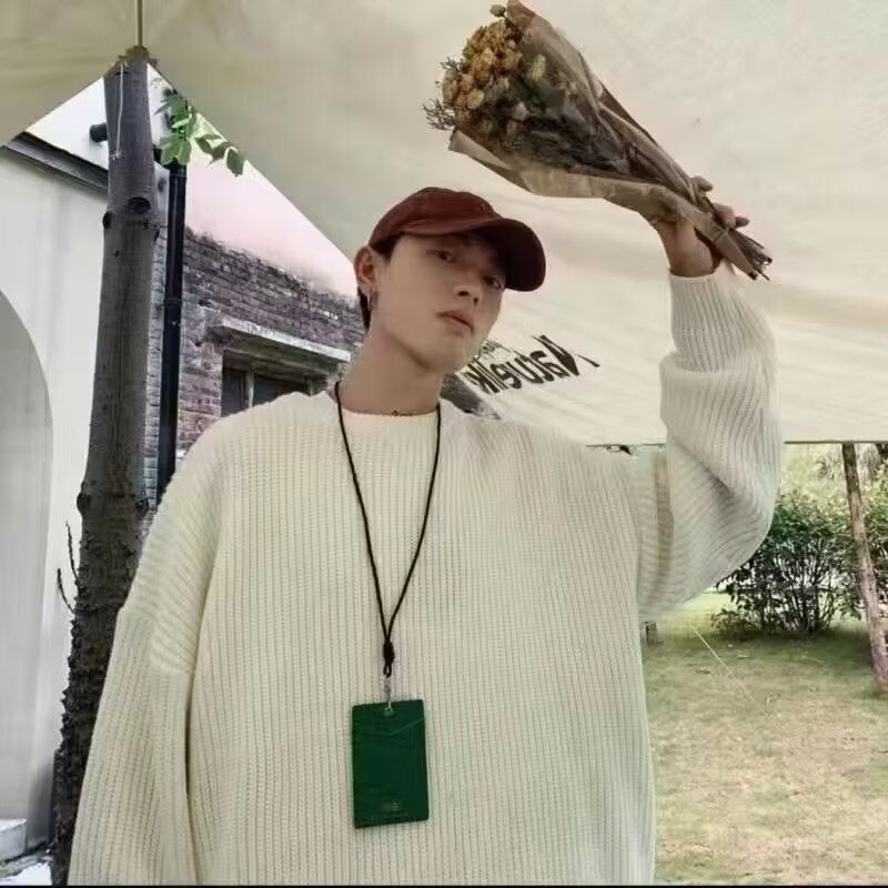 Round Neck Knitwear for Men