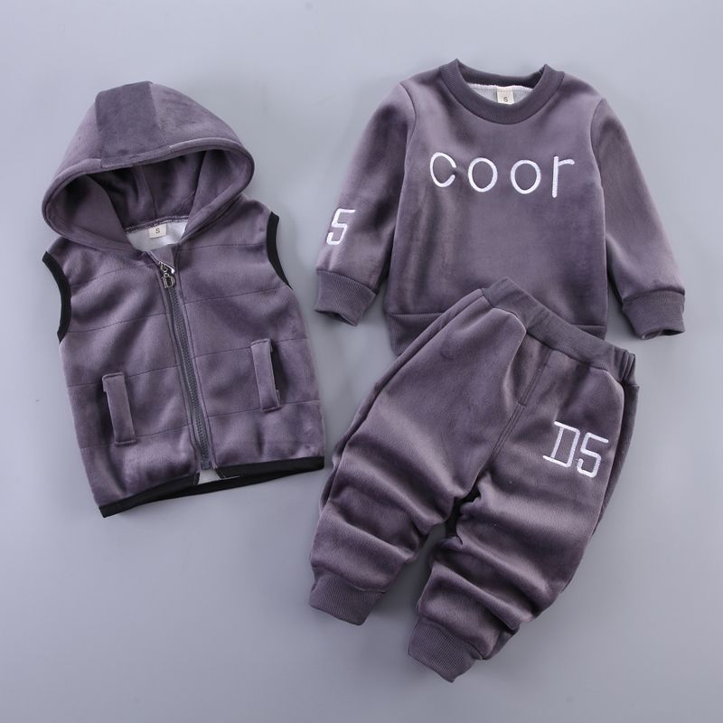 Baby Children's Spring Clothes Three-Piece Set
