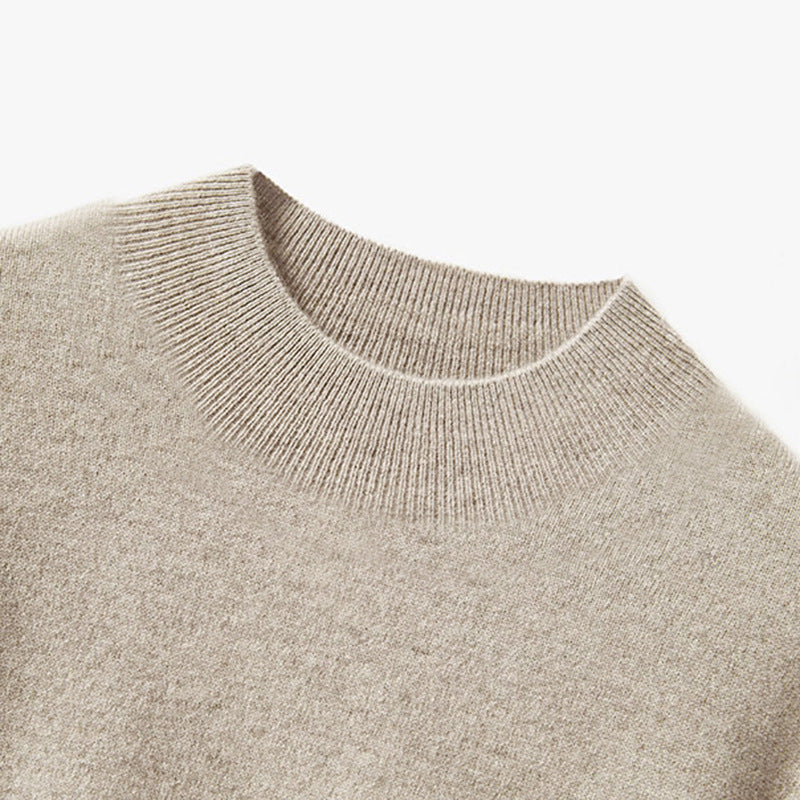 Pure wool sweaters for layering in autumn and winter