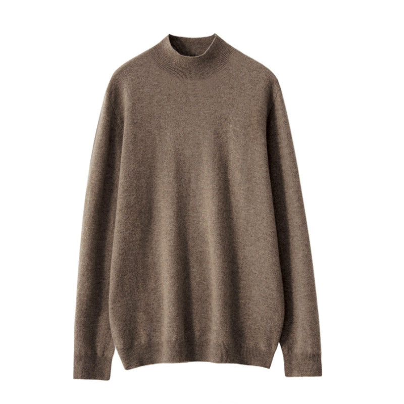 Pure wool sweaters for layering in autumn and winter