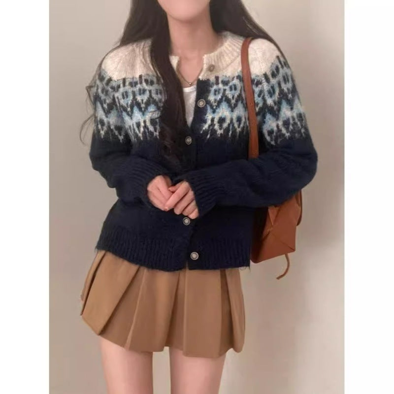 Retro Fel Island Thick Sweater