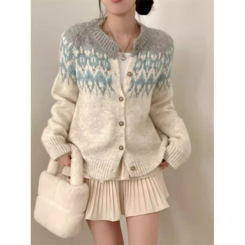 Retro Fel Island Thick Sweater