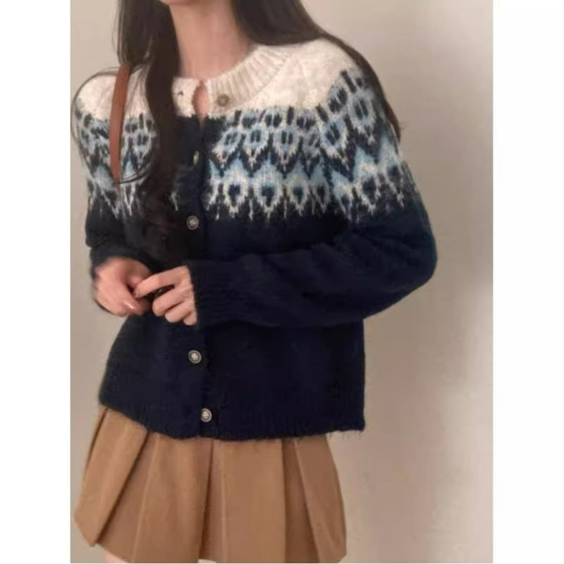 Retro Fel Island Thick Sweater