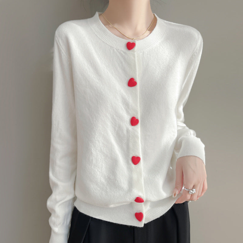 All-match Sweater Thin Coat