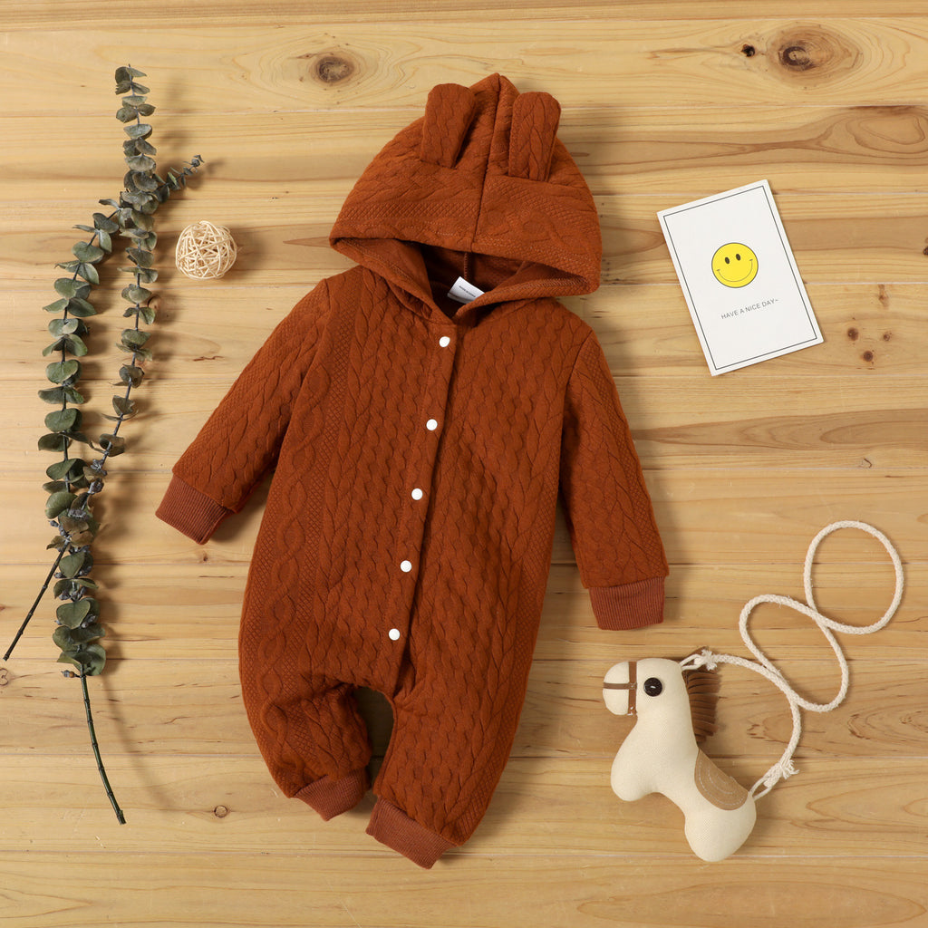 Baby Hooded Long-sleeved Hatshirt